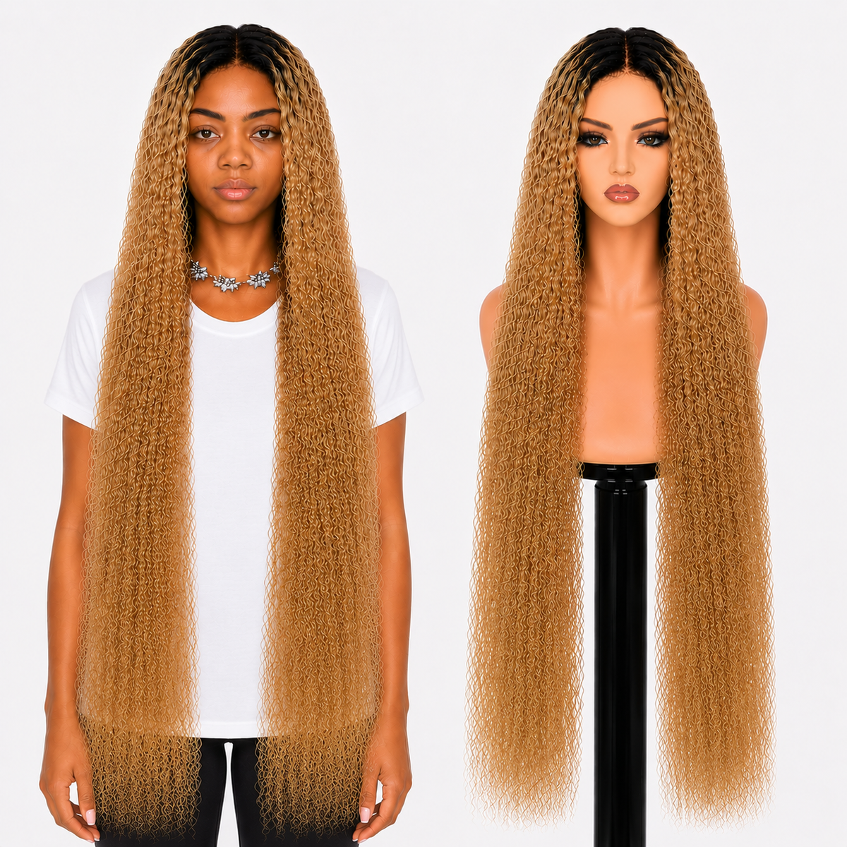 Lace front Human hair with aligned cuticle