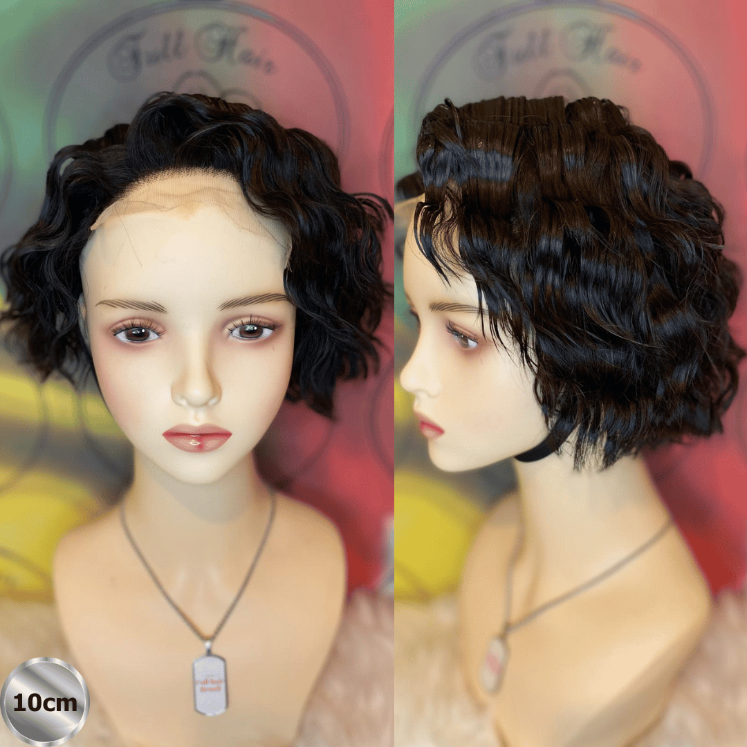 4" (10 cm) Lace Wig – Brazilian Human Hair