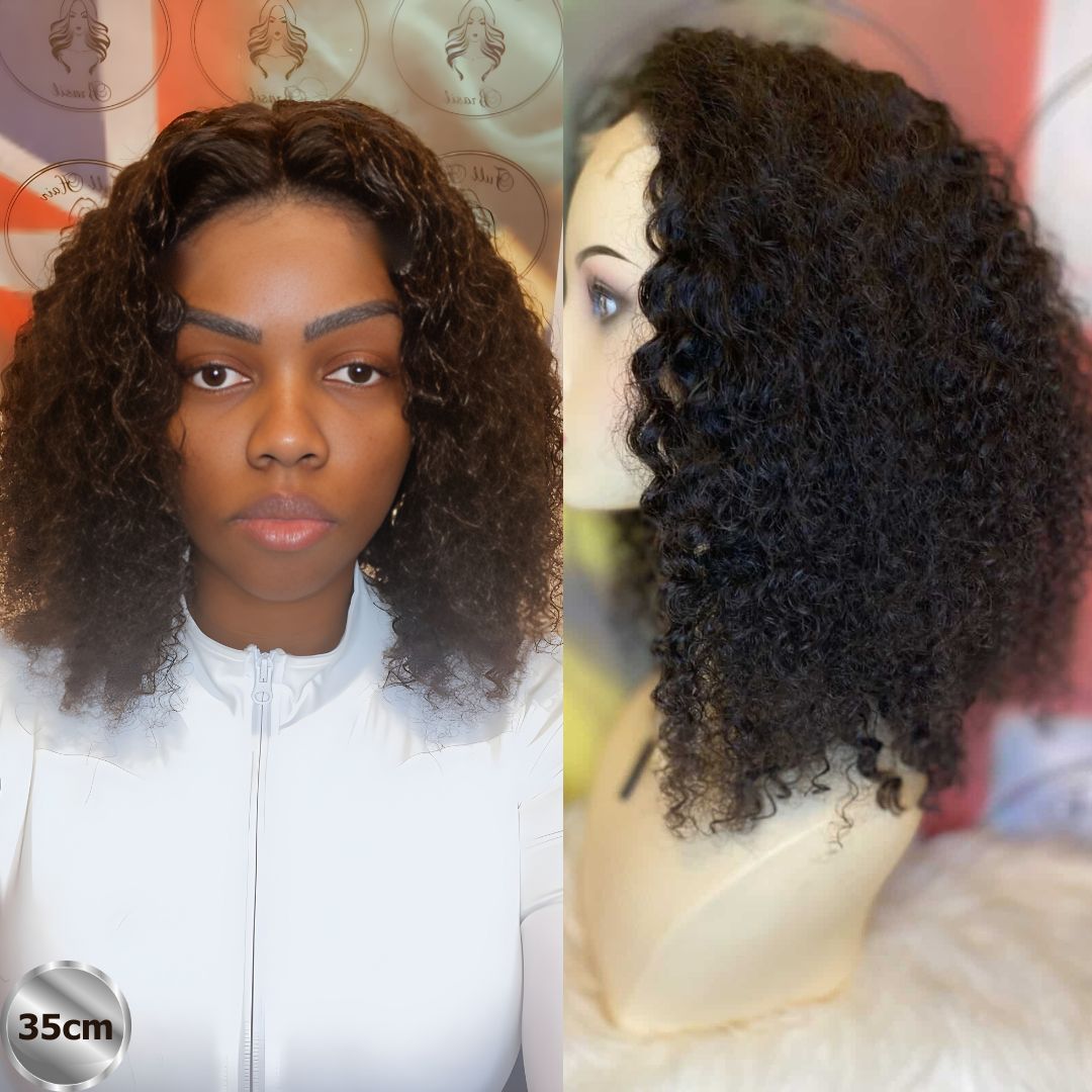 14" (35 cm) Lace Wig – Brazilian Human Hair