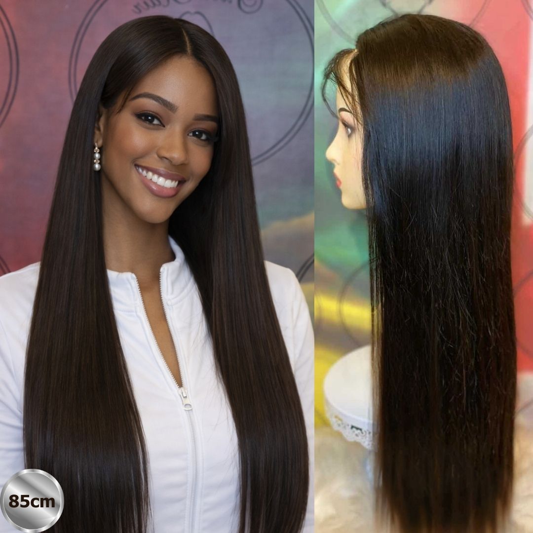 34" (85 cm) Lace Wig – Brazilian Human Hair
