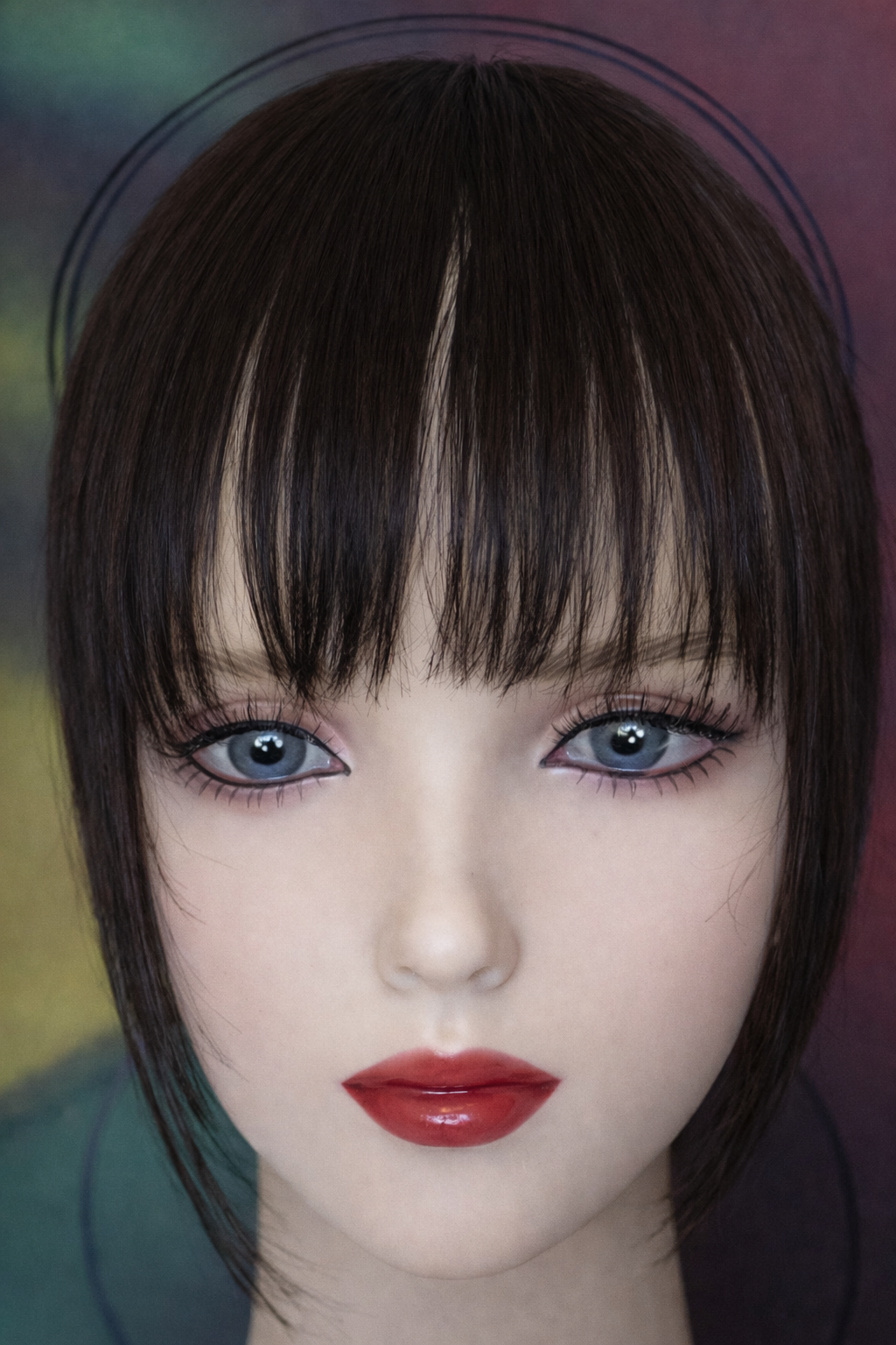 Removable Human Hair Fringe | Clip-In “French Neat Bang” – Instant Elegance & Practicality