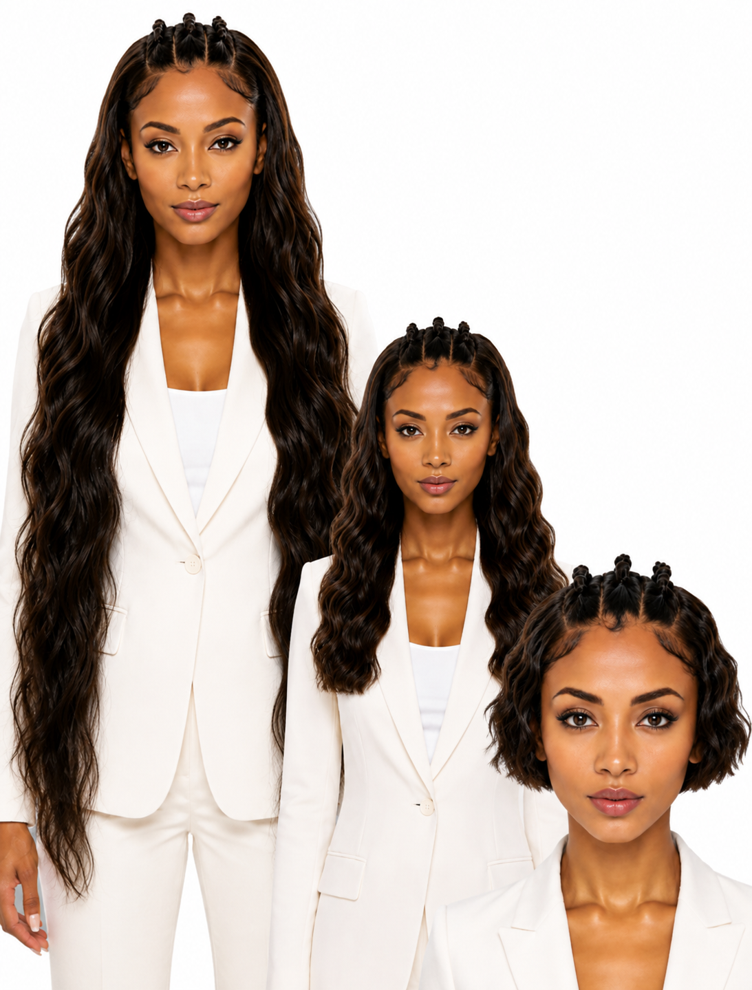 Lace wig Human hair with aligned cuticle Natural color
