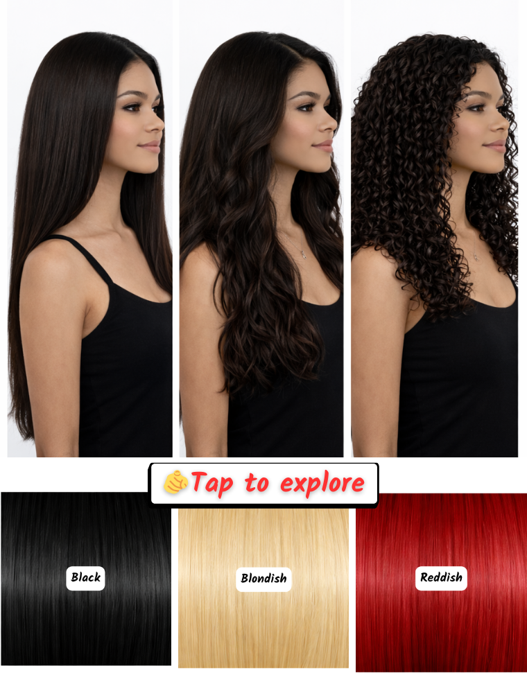 28" (70 cm) Lace Wig – Brazilian Human Hair