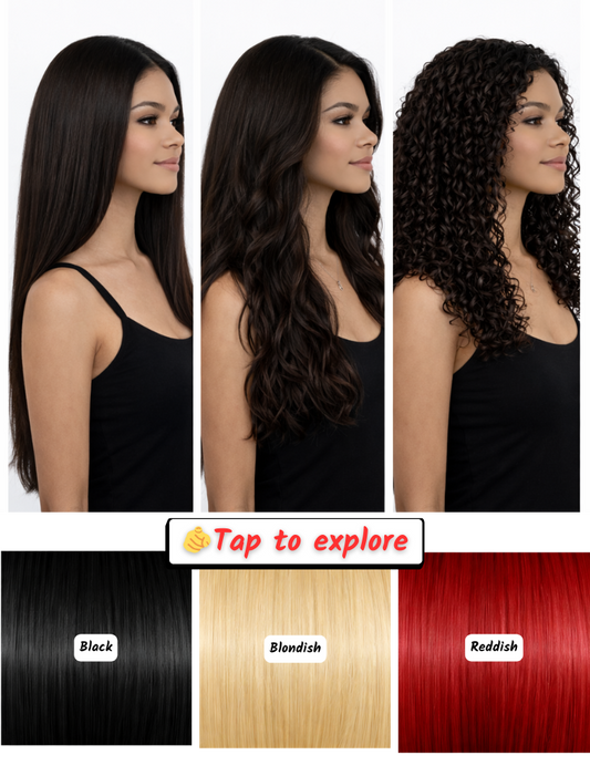 28" (70 cm) Lace Wig – Brazilian Human Hair