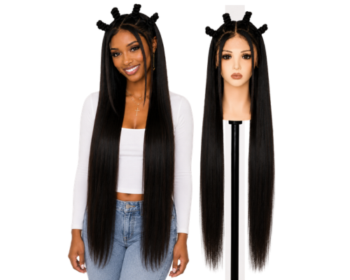 Full Lace wig Human hair with aligned cuticle Natural color