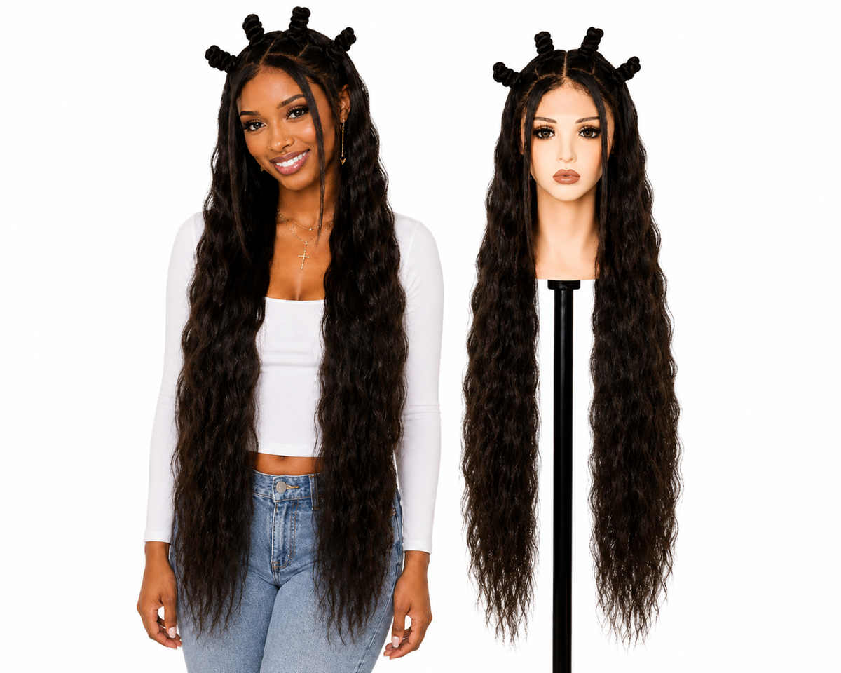 Full Lace wig Human hair with aligned cuticle Natural color