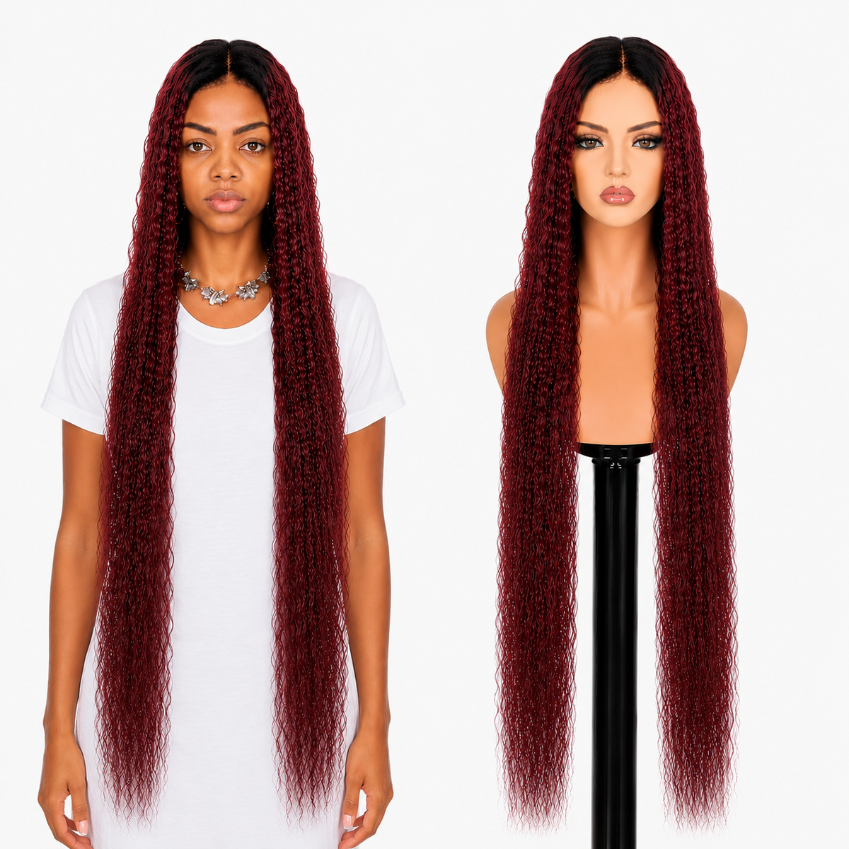 Lace front Human hair with aligned cuticle