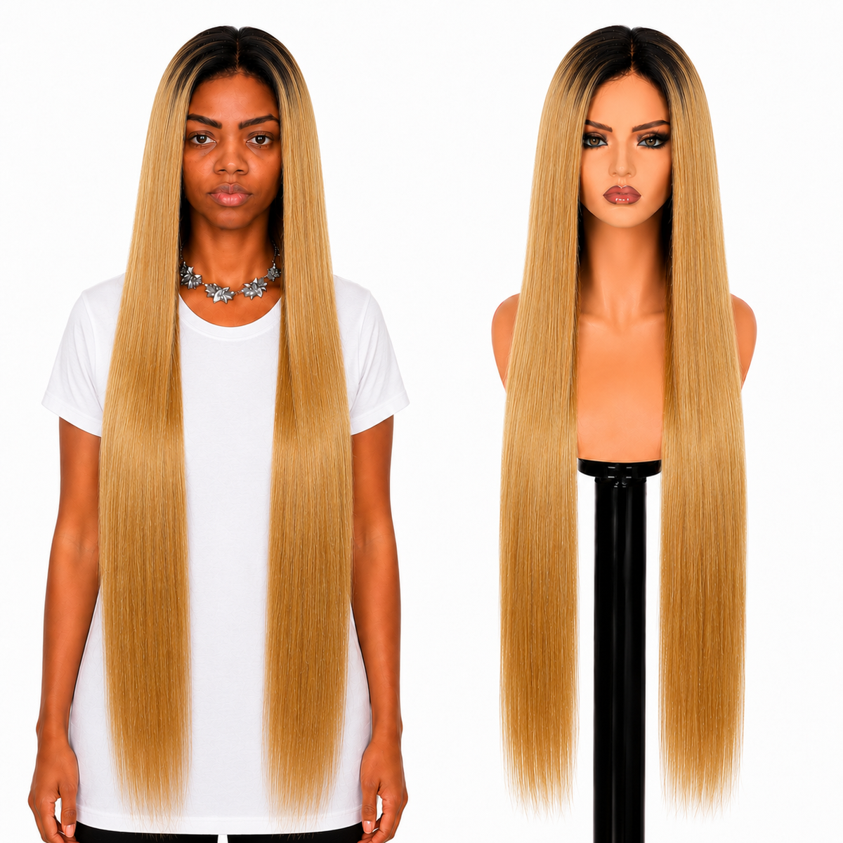 Lace front Human hair with aligned cuticle