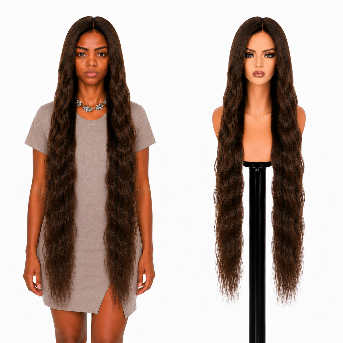 Lace front Human hair with aligned cuticle