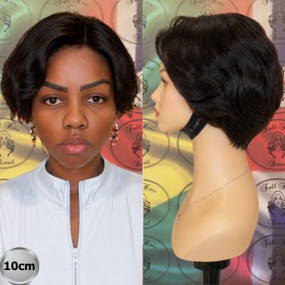 4" (10 cm) Lace Wig – Brazilian Human Hair