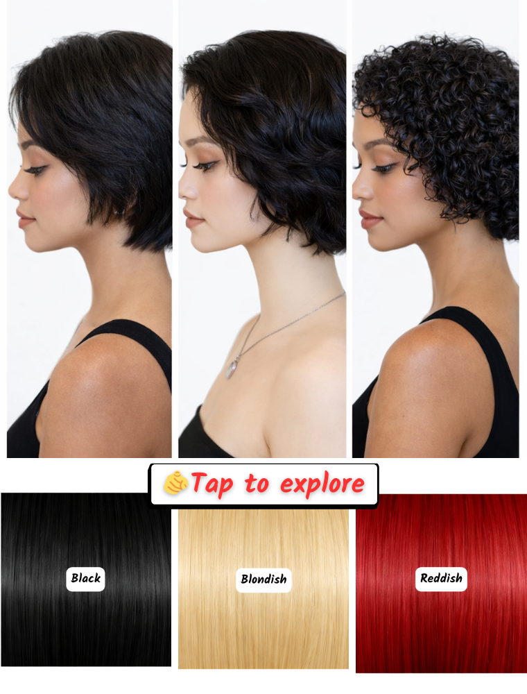 4" (10 cm) Lace Wig – Brazilian Human Hair