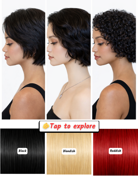 4" (10 cm) Lace Wig – Brazilian Human Hair