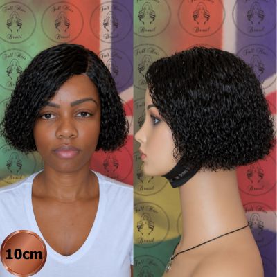 4" (10 cm) Lace Wig – Brazilian Human Hair
