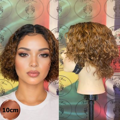 4" (10 cm) Lace Wig – Brazilian Human Hair