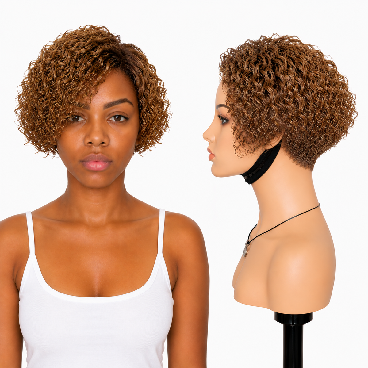 Lace front Human hair with aligned cuticle
