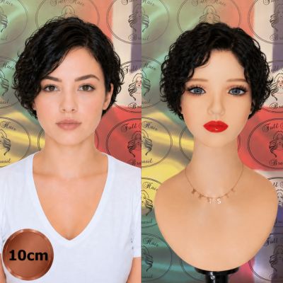 4" (10 cm) Lace Wig – Brazilian Human Hair