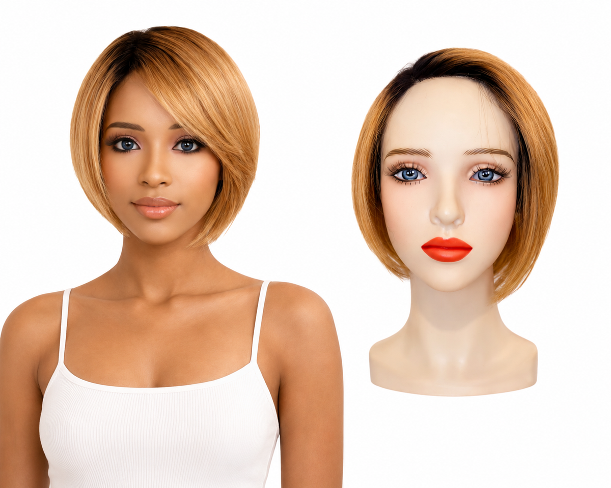 Lace front Human hair with aligned cuticle