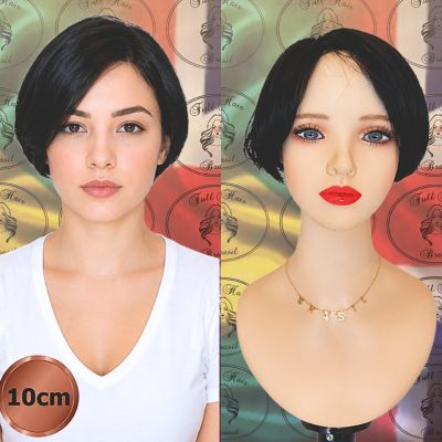 4" (10 cm) Lace Wig – Brazilian Human Hair