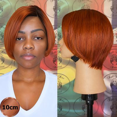 4" (10 cm) Lace Wig – Brazilian Human Hair