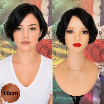 4" (10 cm) Lace Wig – Brazilian Human Hair