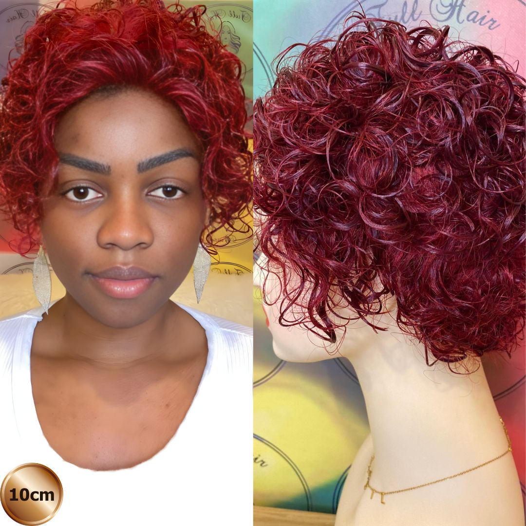 4" (10 cm) Lace Wig – Brazilian Human Hair