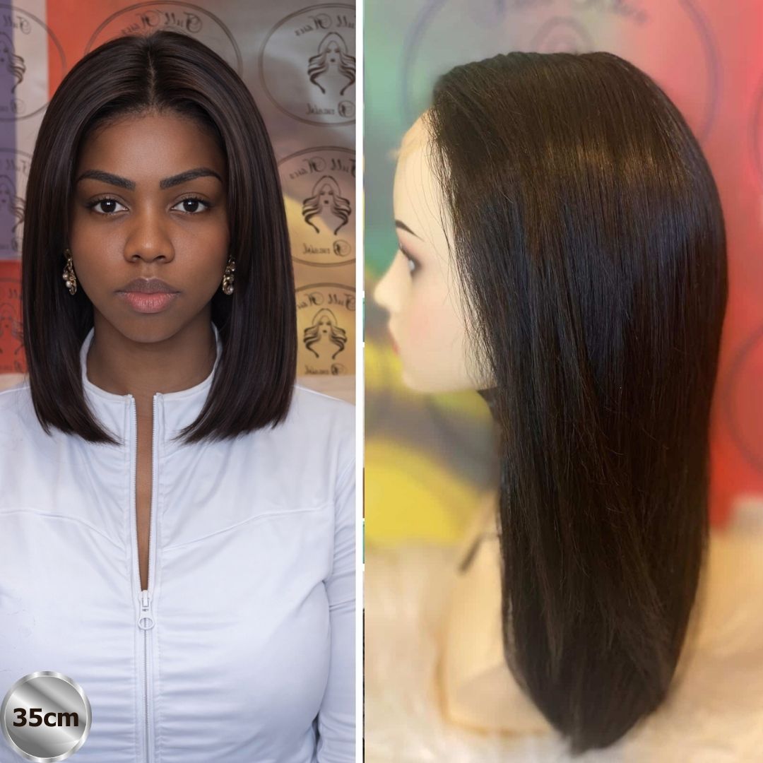 14" (35 cm) Lace Wig – Brazilian Human Hair