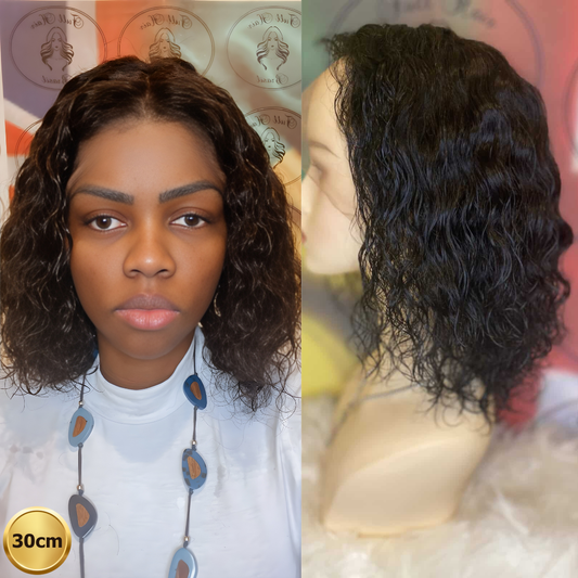 12" ( 30cm) Lace Wig – Brazilian Human Hair