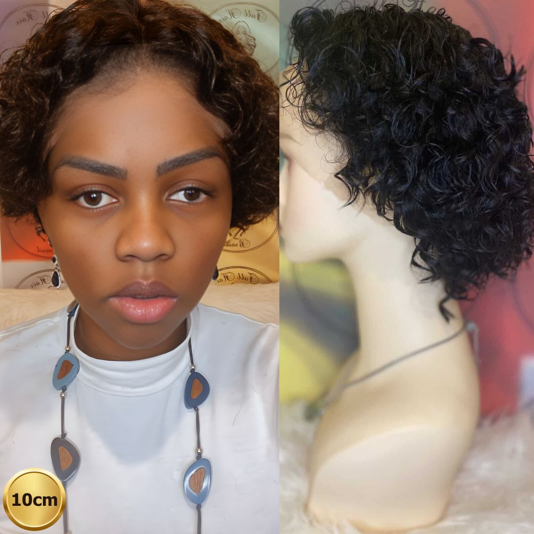 4" (10 cm) Lace Wig – Brazilian Human Hair