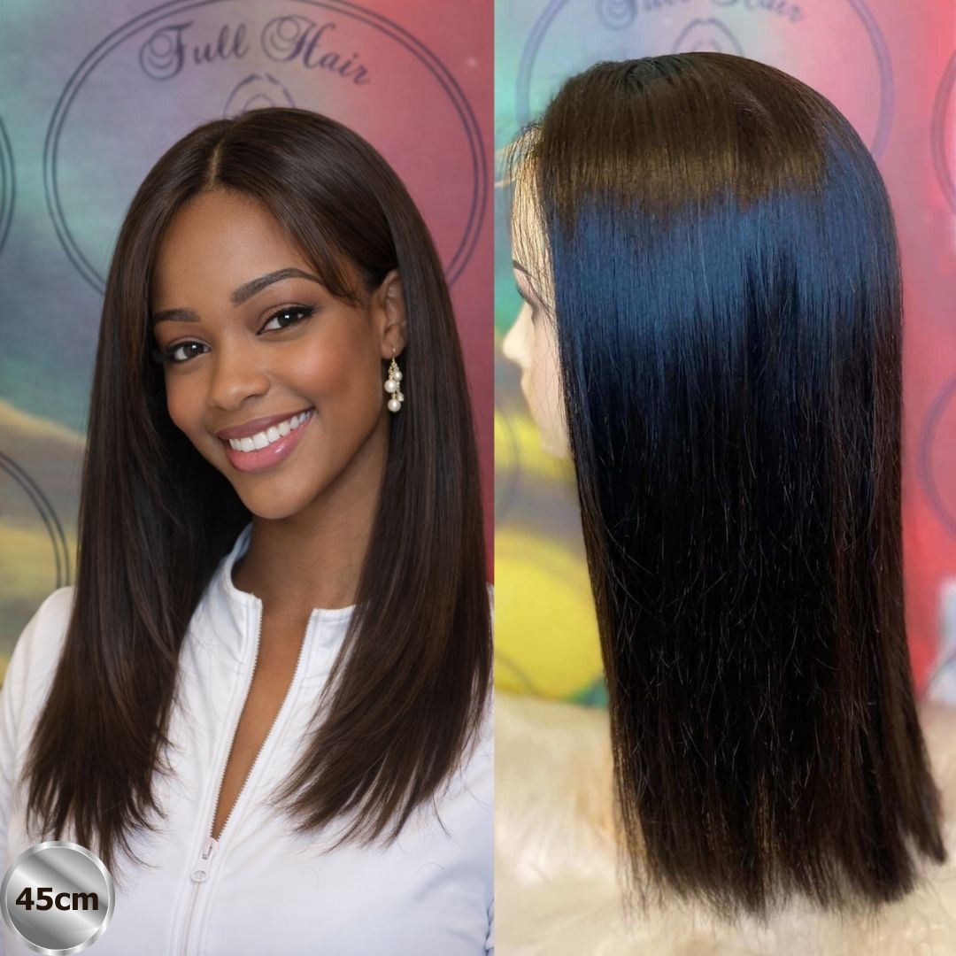 18" (45 cm) Lace Wig – Brazilian Human Hair