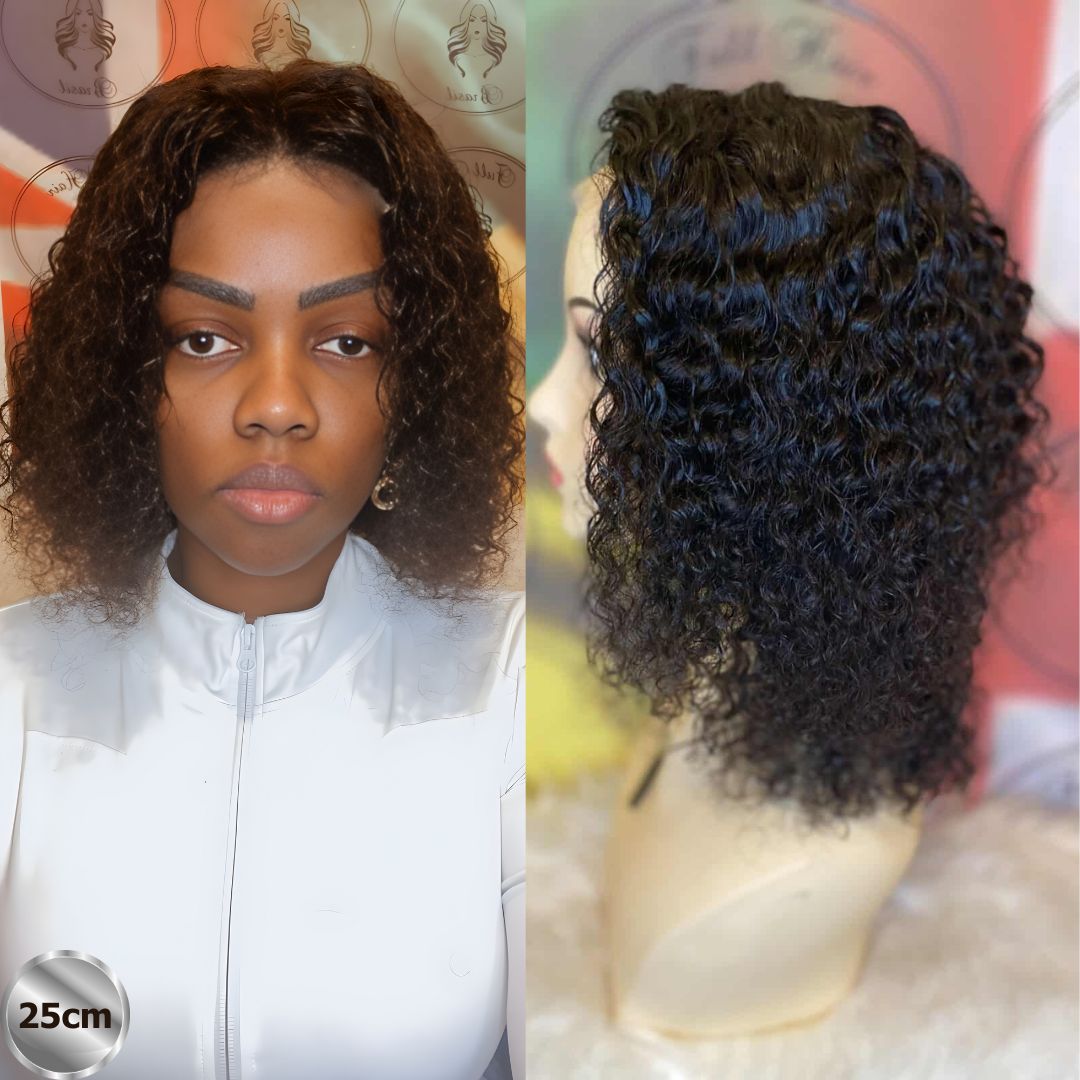 10" ( 25cm) Lace Wig – Brazilian Human Hair