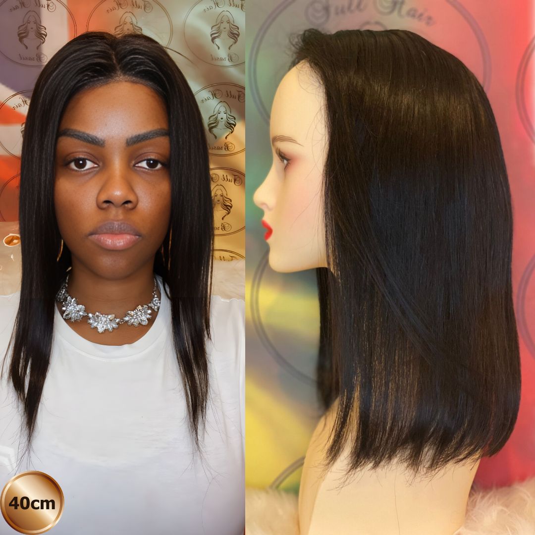 16" (40 cm) Lace Wig – Brazilian Human Hair