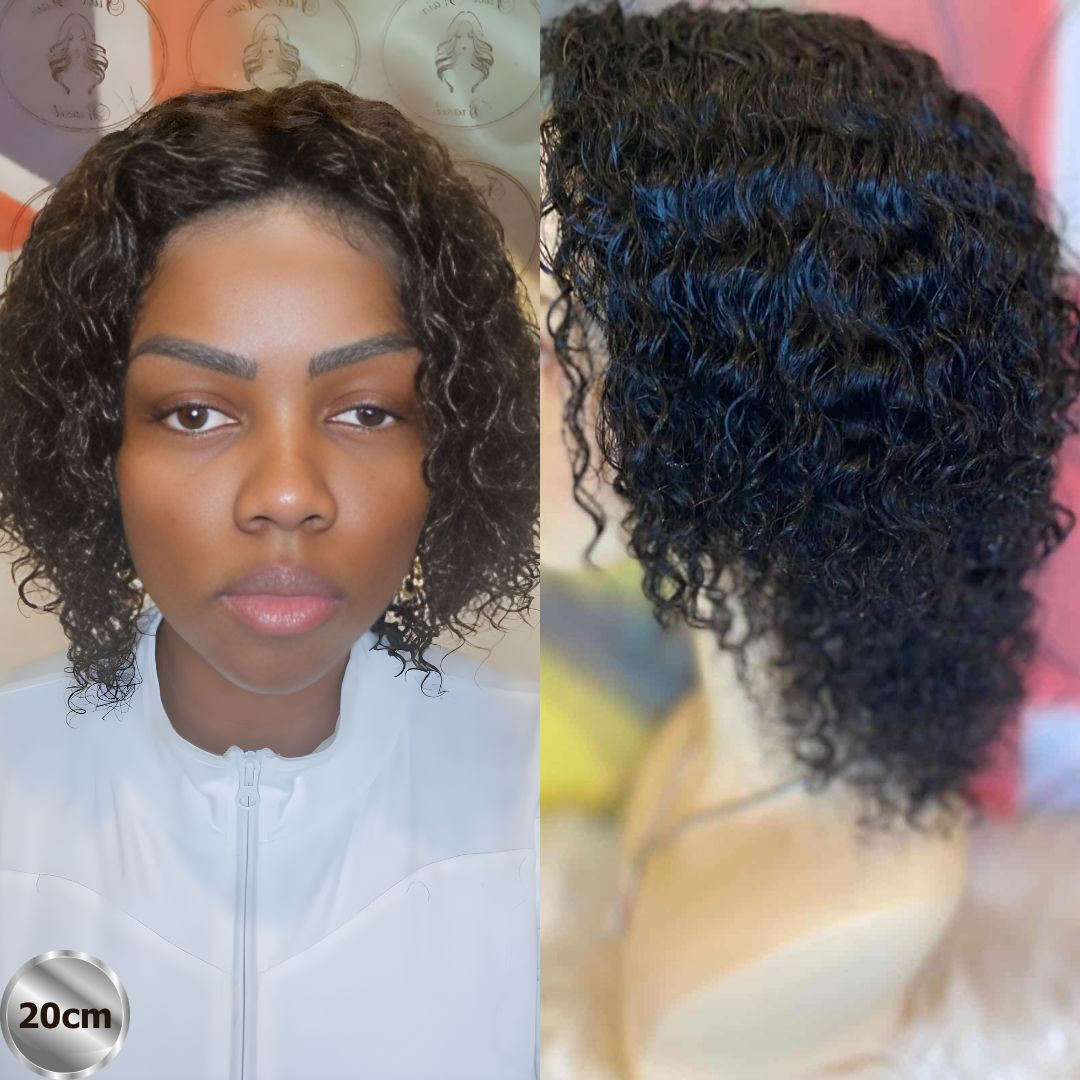 8" ( 20cm) Lace Wig – Brazilian Human Hair