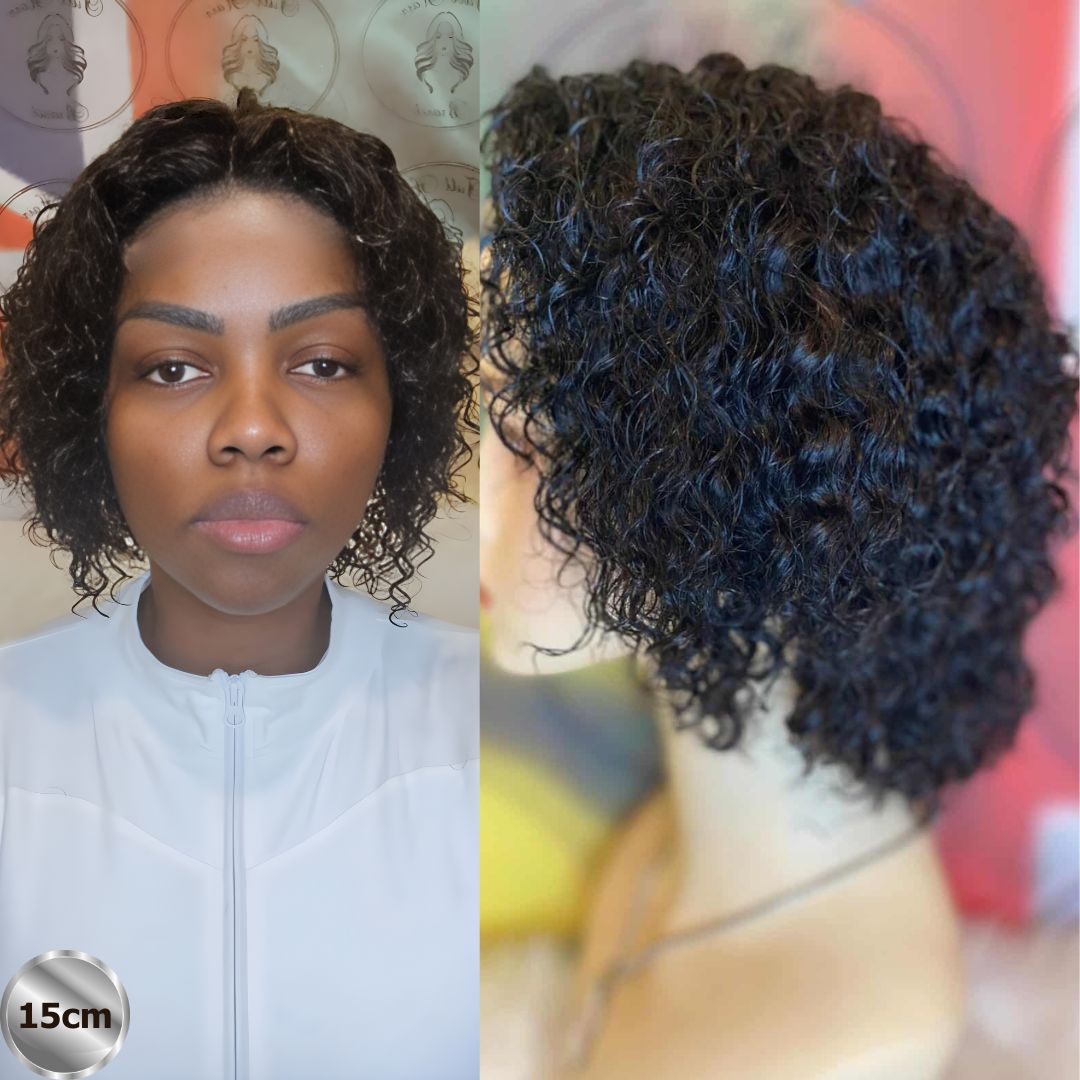 6" (15 cm) Lace Wig – Brazilian Human Hair