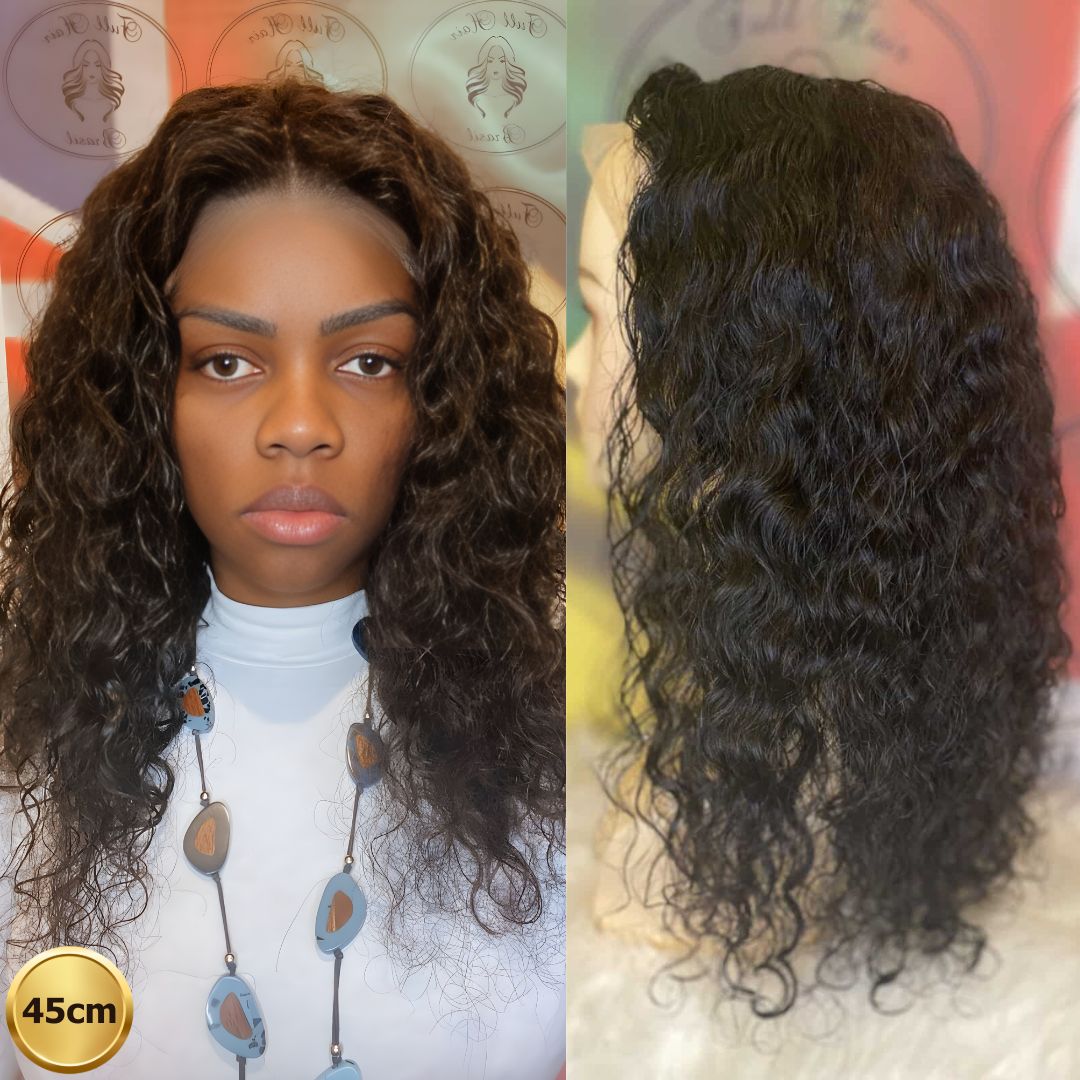 18" (45 cm) Lace Wig – Brazilian Human Hair