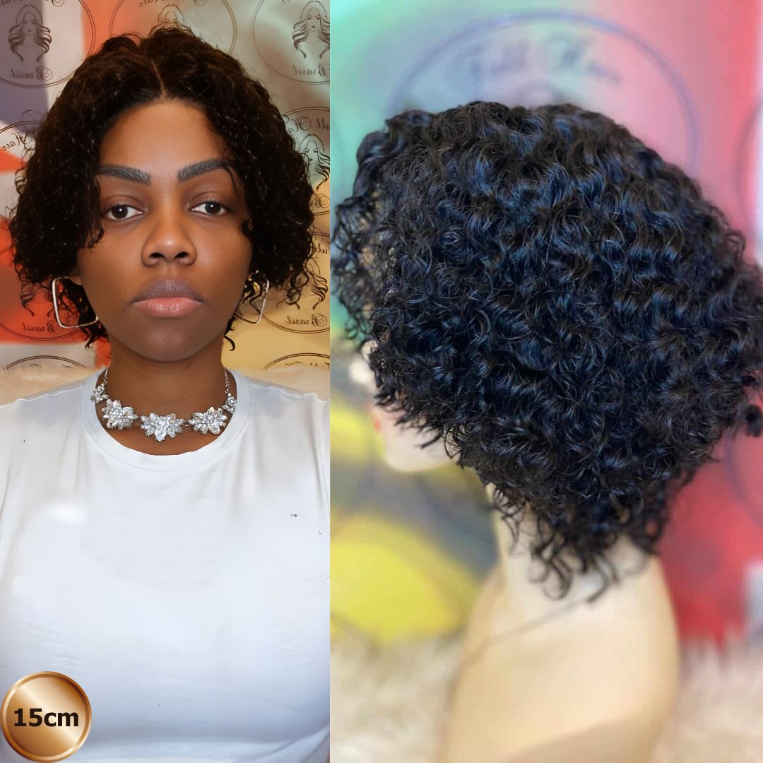 6" (15 cm) Lace Wig – Brazilian Human Hair
