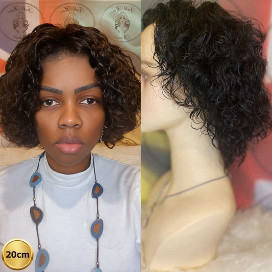 8" ( 20cm) Lace Wig – Brazilian Human Hair