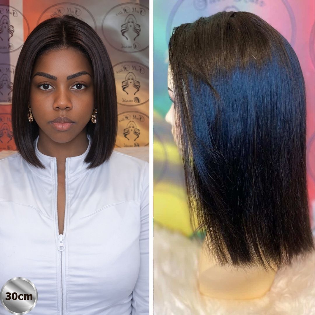12" ( 30cm) Lace Wig – Brazilian Human Hair