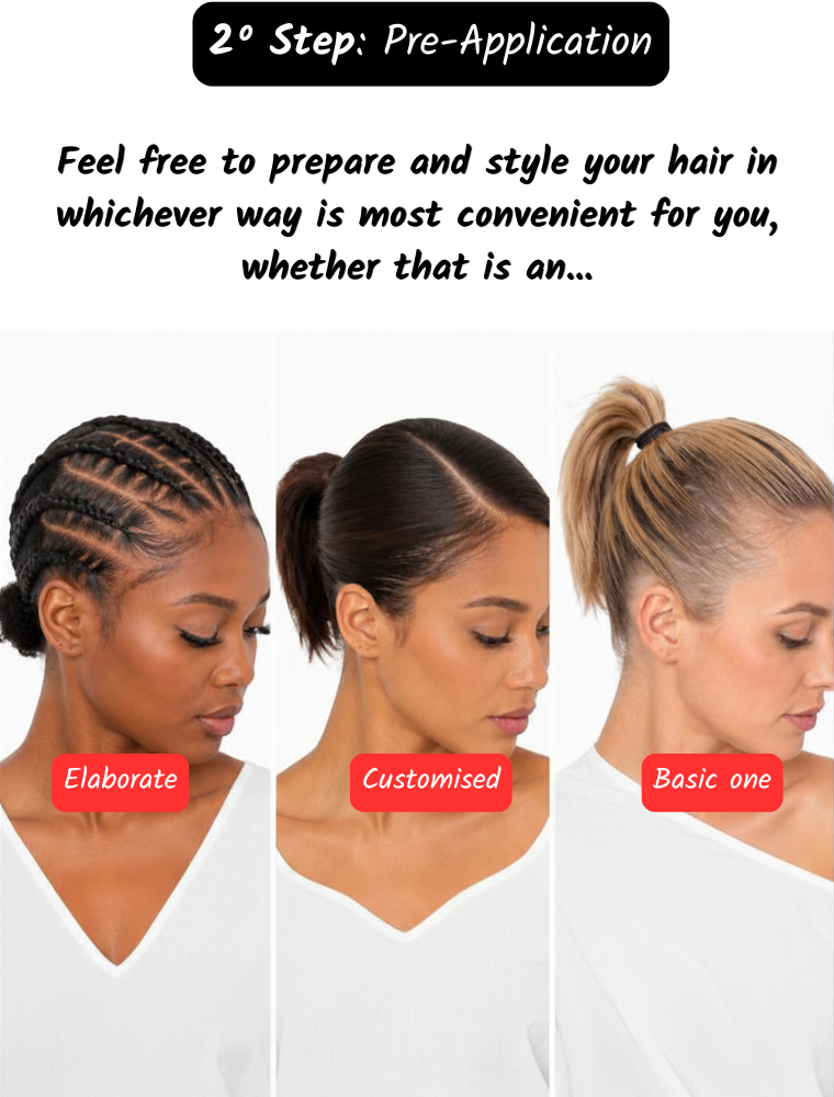 Human Hair Ponytail – Wrap-Around Method, Inner Comb and Velcro Finish Strap.