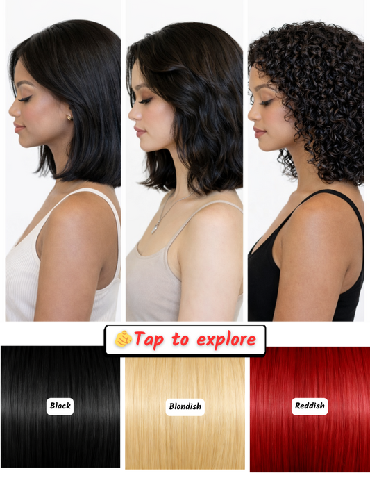 10" ( 25cm) Lace Wig – Brazilian Human Hair