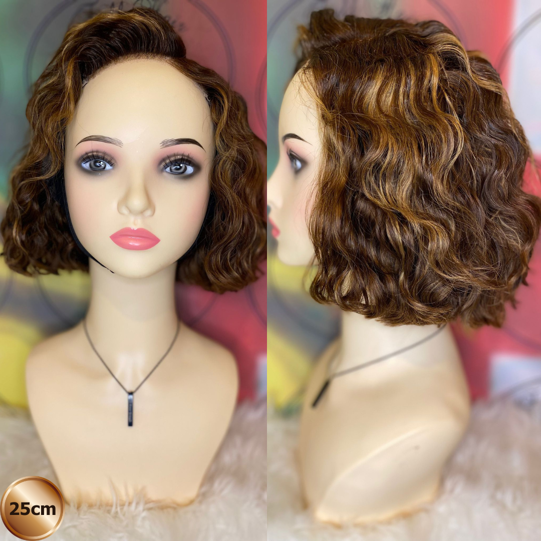 10" ( 25cm) Lace Wig – Brazilian Human Hair