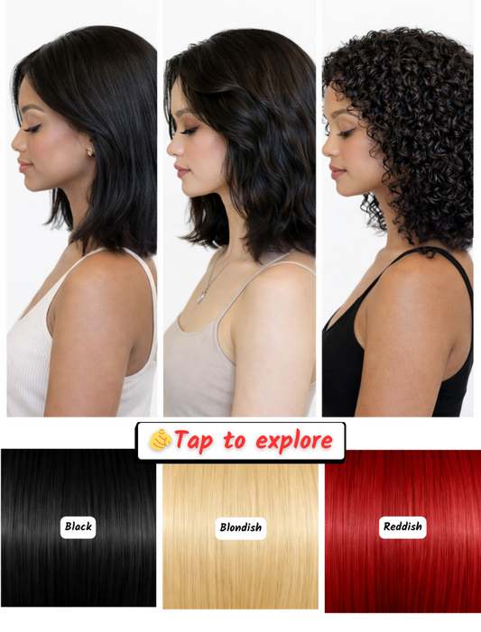 12" ( 30cm) Lace Wig – Brazilian Human Hair