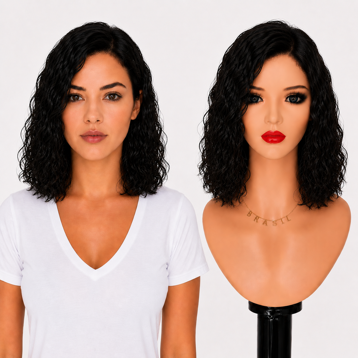 Lace front Human hair with aligned cuticle