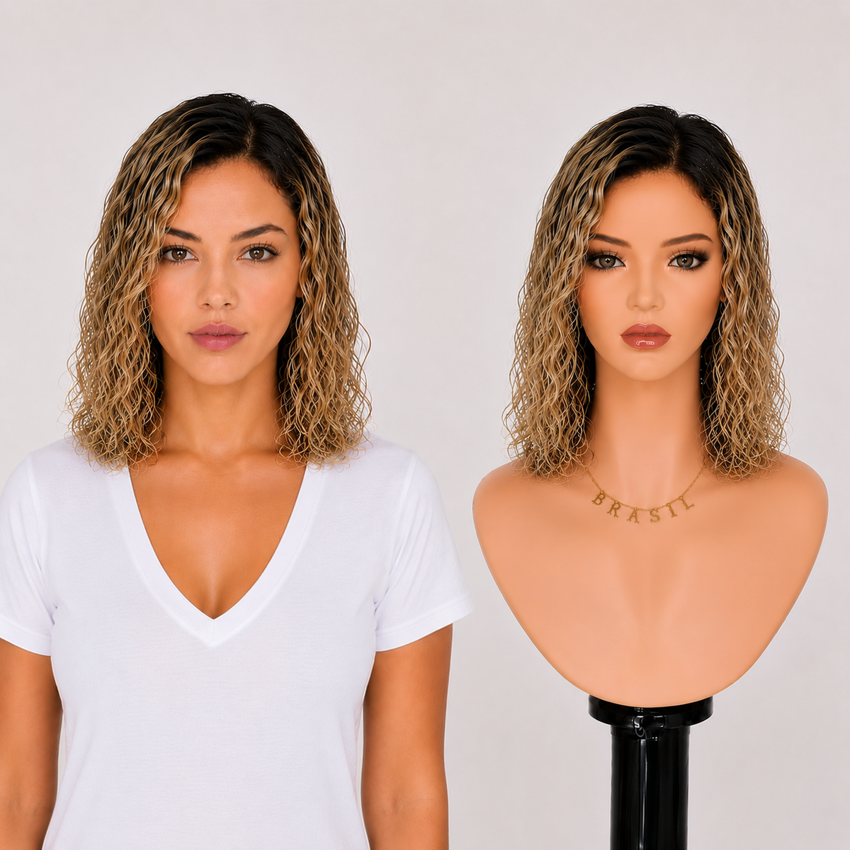Lace front Human hair with aligned cuticle