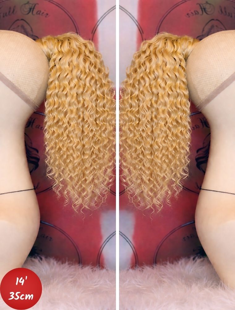 Human Hair Ponytail – Wrap-Around Method, Inner Comb and Velcro Finish Strap.