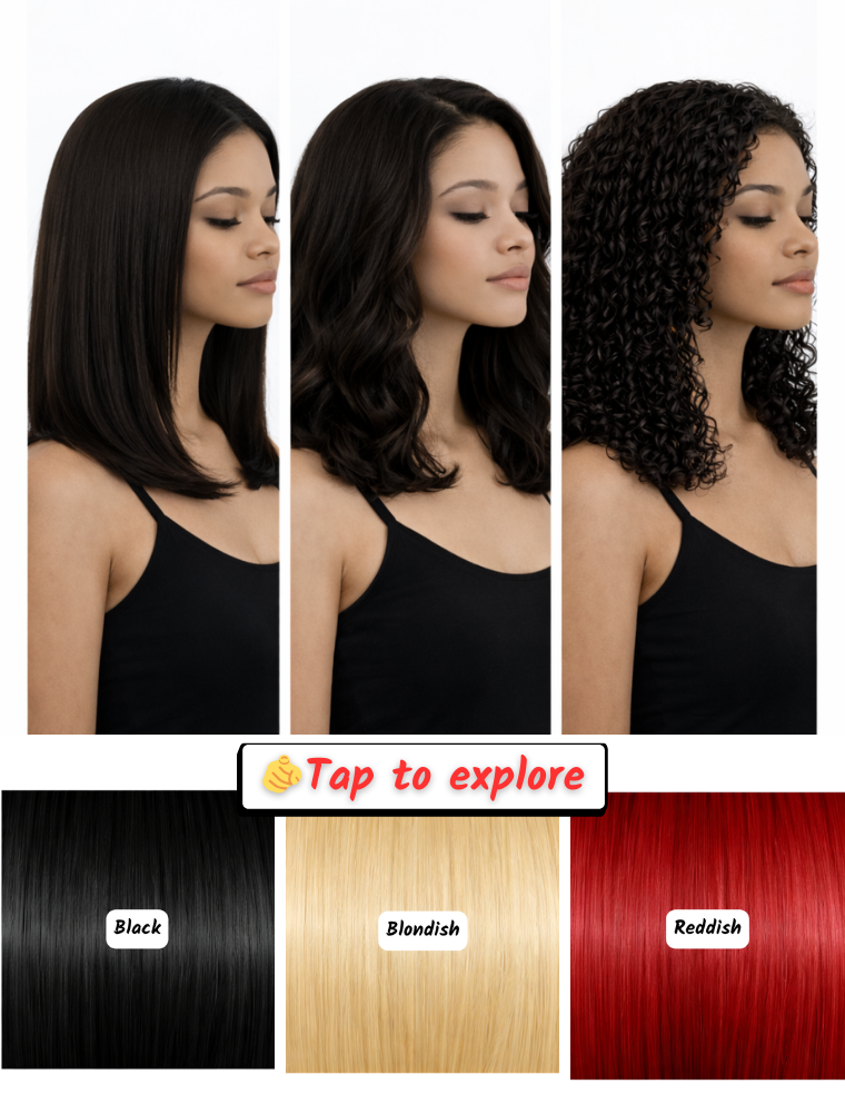 14" (35 cm) Lace Wig – Brazilian Human Hair