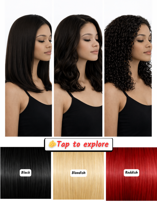 14" (35 cm) Lace Wig – Brazilian Human Hair