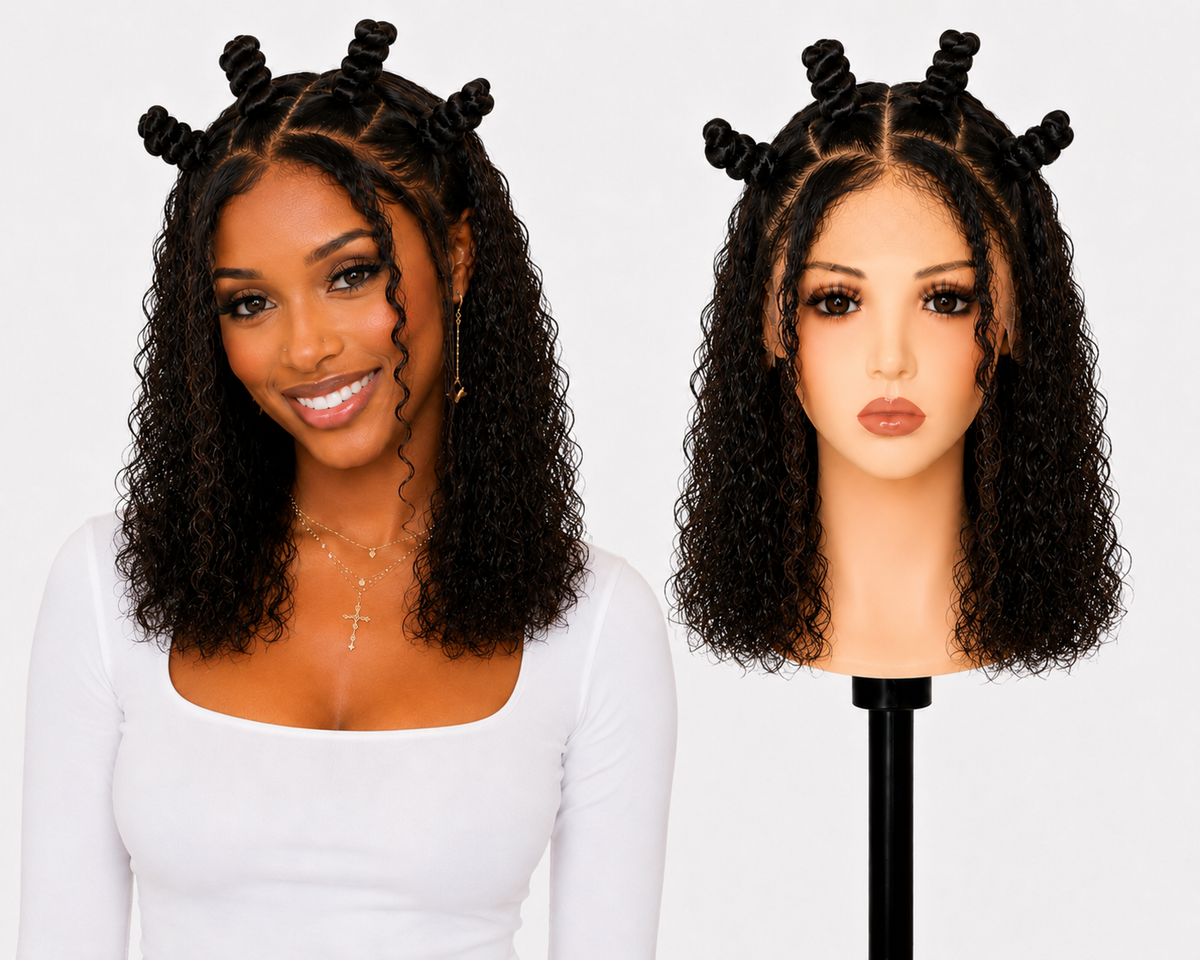 Full Lace wig Human hair with aligned cuticle Natural color
