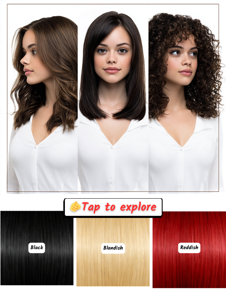 16" (40 cm) Lace Wig – Brazilian Human Hair
