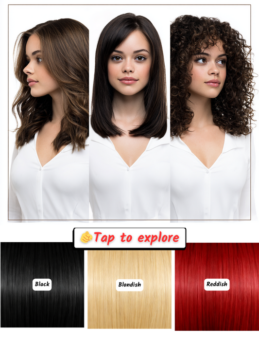 16" (40 cm) Lace Wig – Brazilian Human Hair