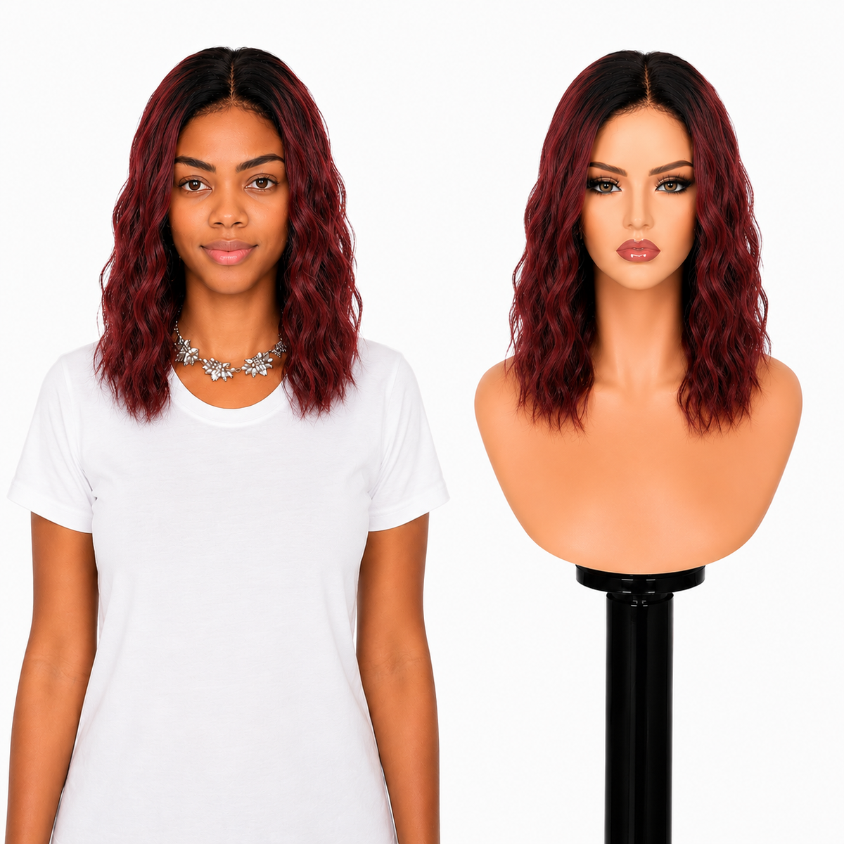Lace front Human hair with aligned cuticle